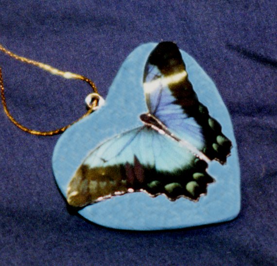 Blue Butterfly Pendant